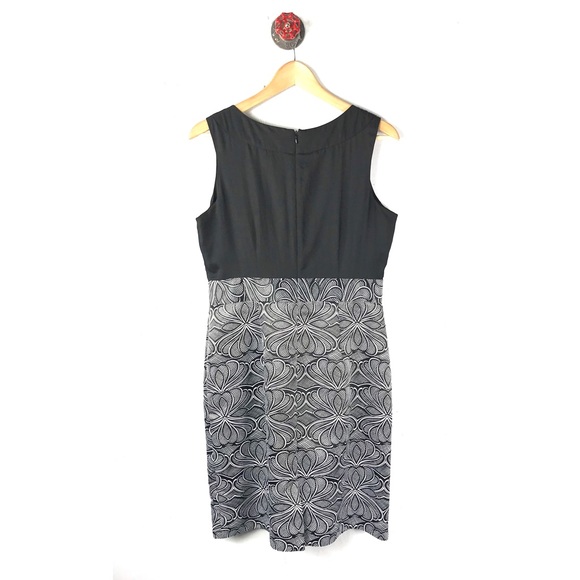 Banana Republic 10 dress colorblock print floral - Picture 5 of 8
